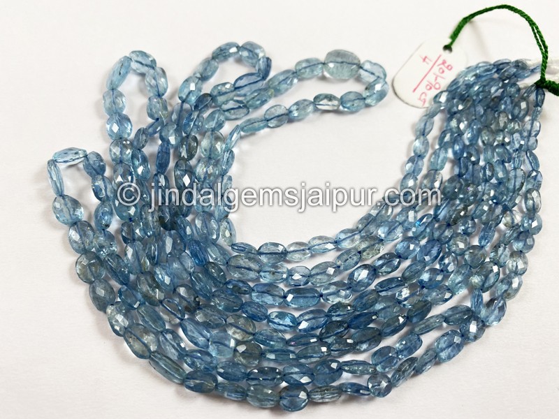 Santa Maria Aquamarine Faceted Oval Beads